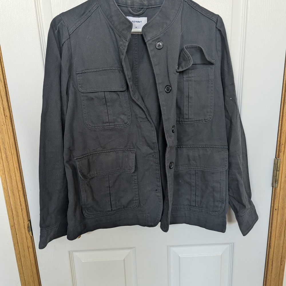 Men's Black Utility Jacket